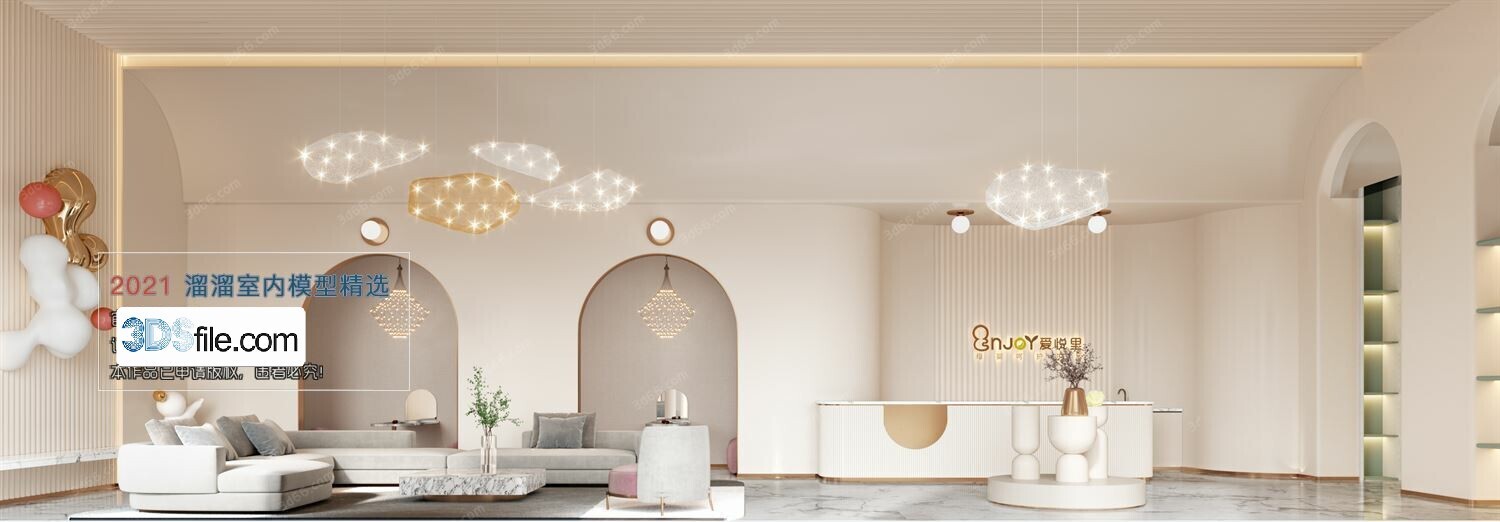 18 Lobby Design 3d Models Vol.07 - Co.ro.na