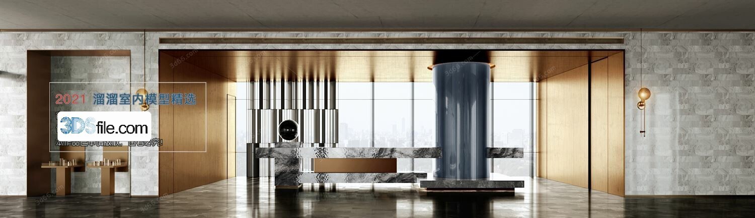 18 Lobby Design 3d Models Vol.07 - Co.ro.na