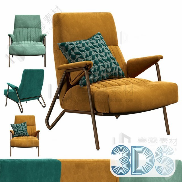 100 ArmChair 3d Models pro vol.11