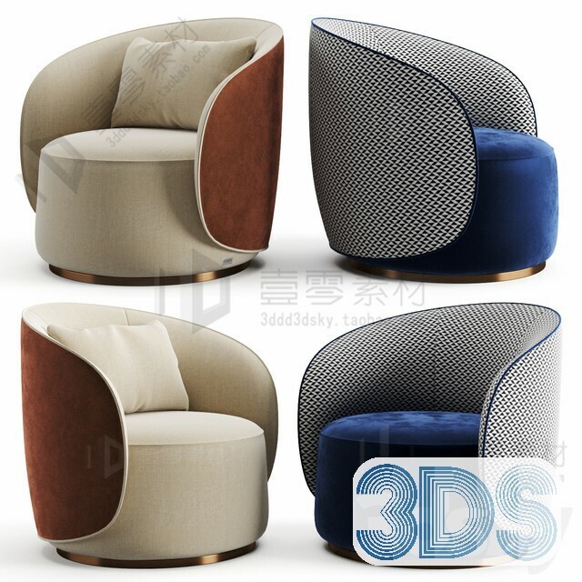 100 ArmChair 3d Models pro vol.11