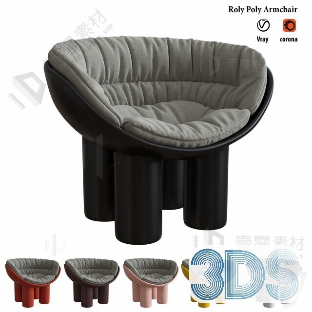 100 ArmChair 3d Models pro vol.11