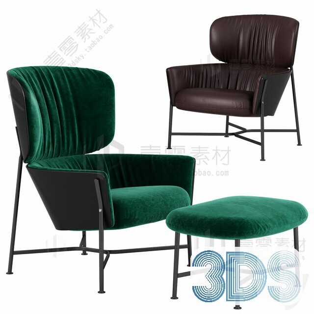 100 ArmChair 3d Models pro vol.11