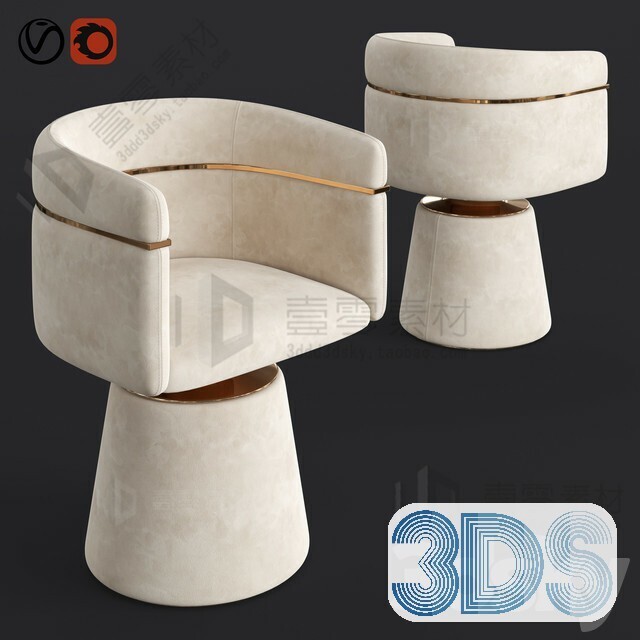 100 ArmChair 3d Models pro vol.11