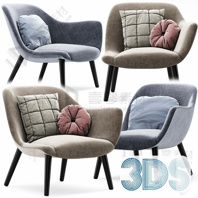 100 ArmChair 3d Models pro vol.11