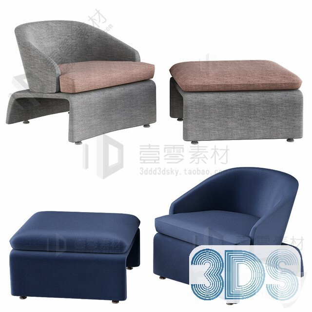 100 ArmChair 3d Models pro vol.11
