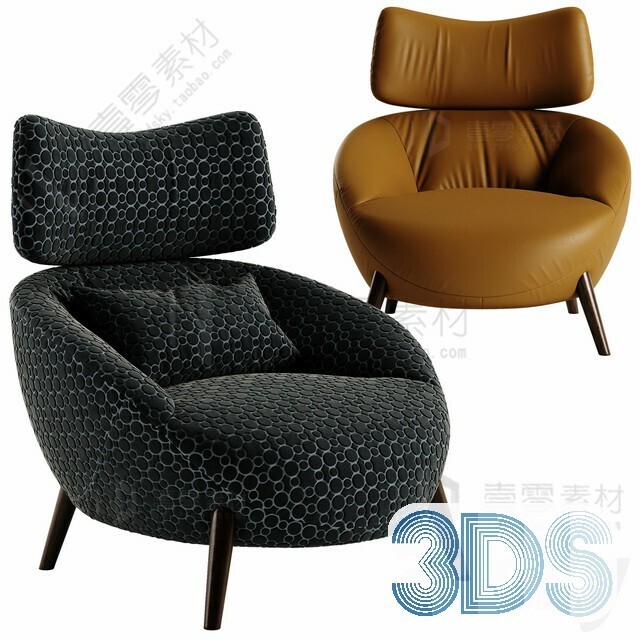 100 ArmChair 3d Models pro vol.11