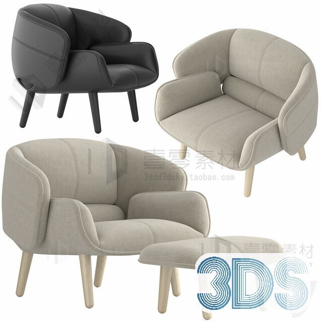100 ArmChair 3d Models pro vol.11