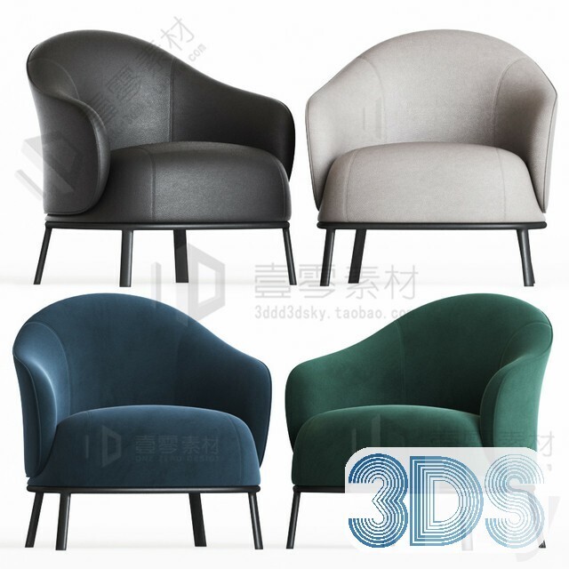 100 ArmChair 3d Models pro vol.11