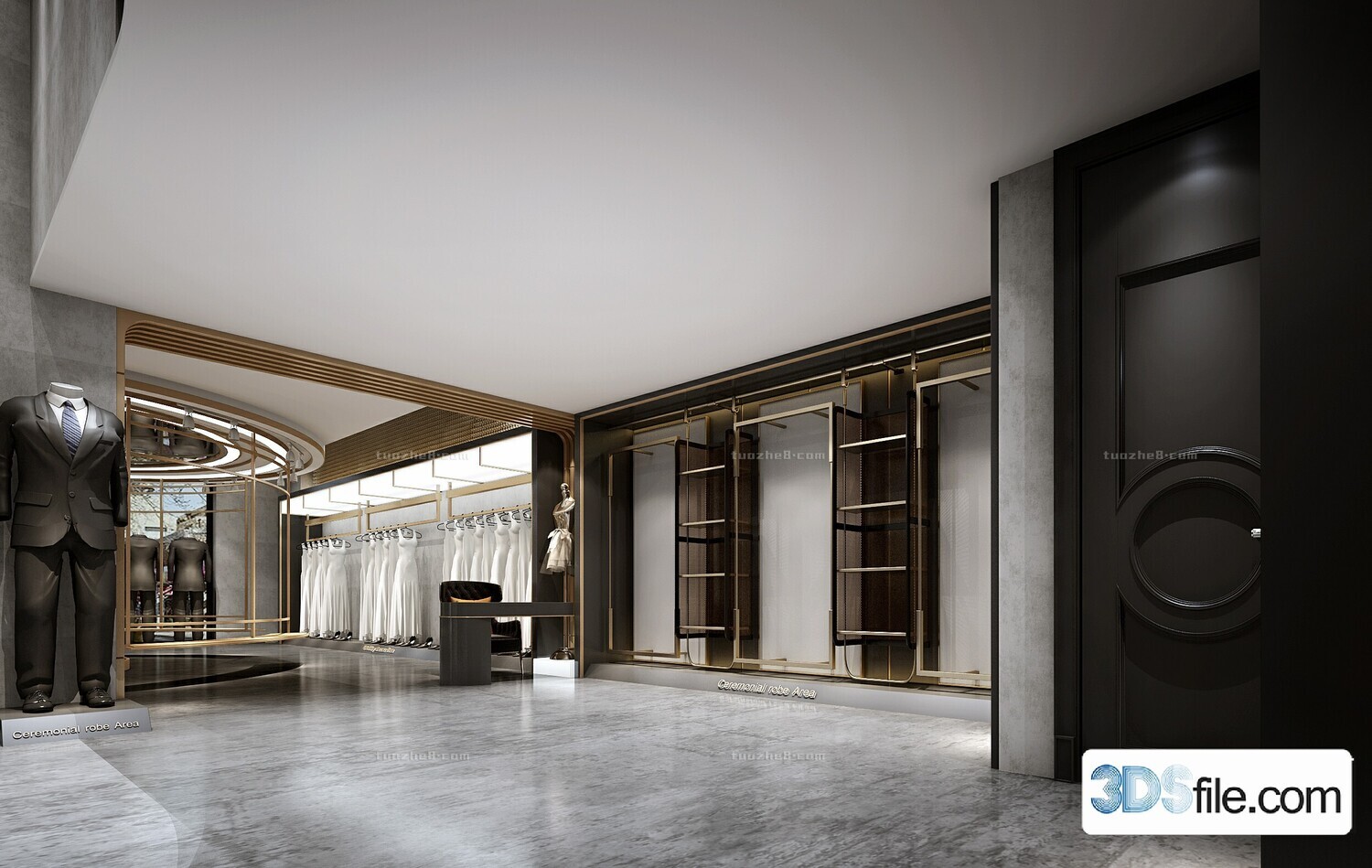 12 FASHION SHOP 3D MODELS VOL.05 - VRAY