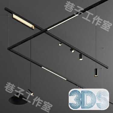 68 Celling Lamp 3d Models Vol.05