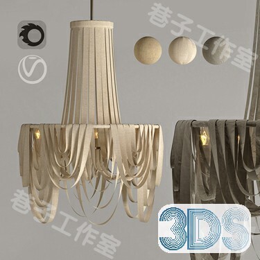 68 Celling Lamp 3d Models Vol.05