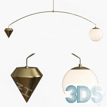 68 Celling Lamp 3d Models Vol.05