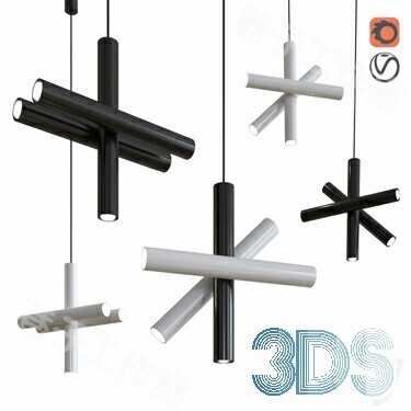 68 Celling Lamp 3d Models Vol.05