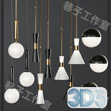 68 Celling Lamp 3d Models Vol.05