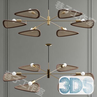 68 Celling Lamp 3d Models Vol.05