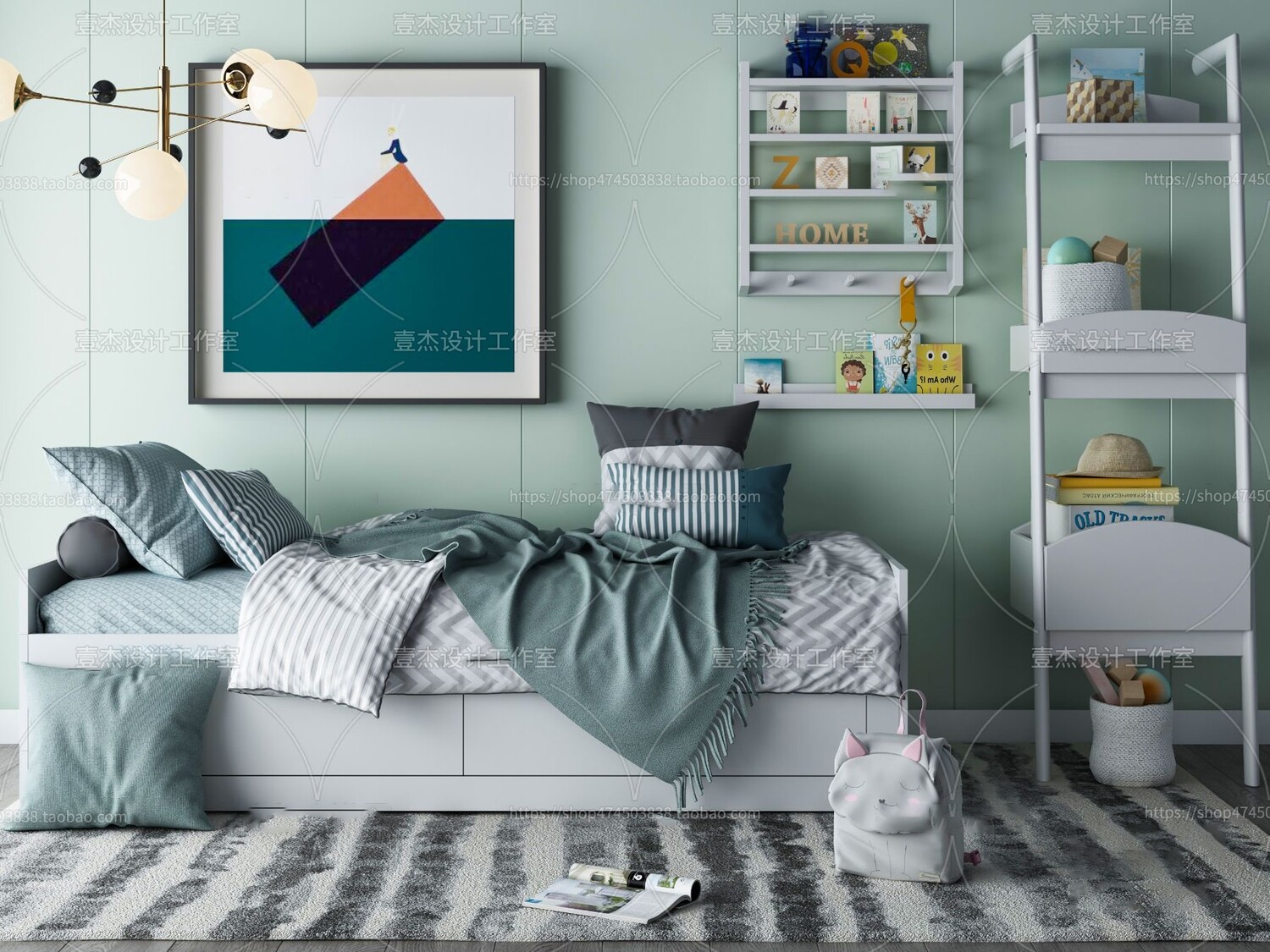36 CHILD ROOM SET 3D MODELS VOL.07