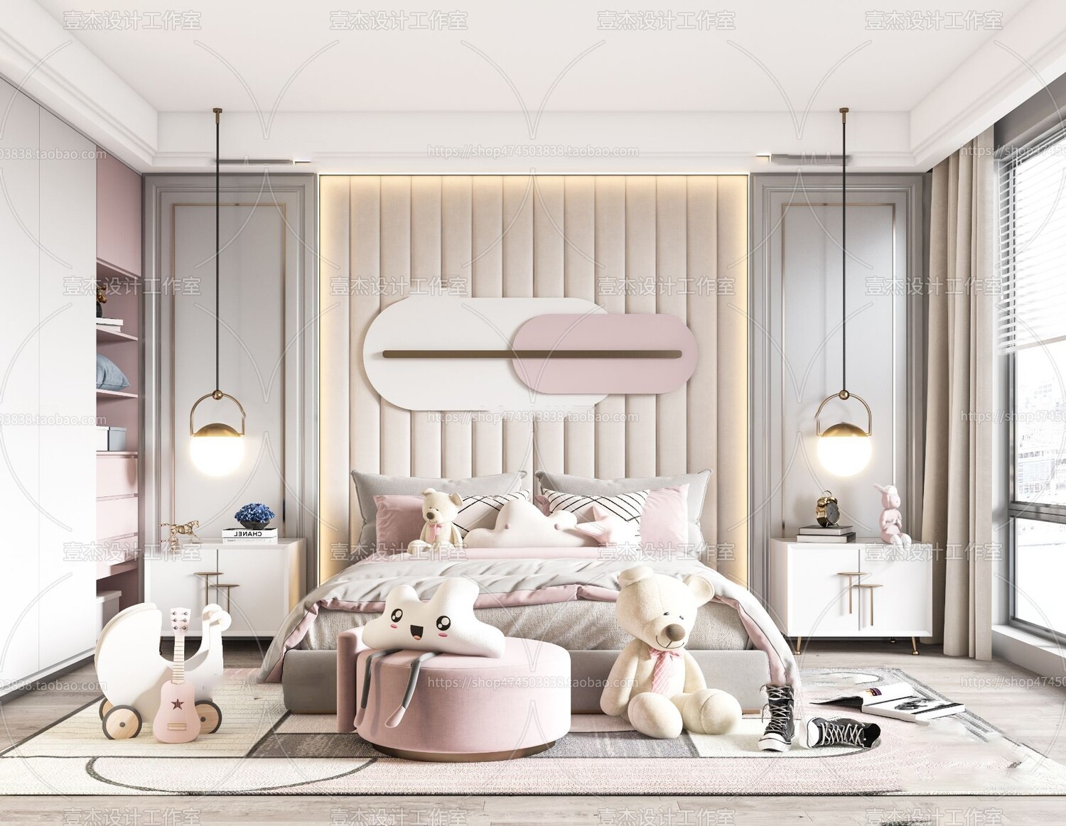 36 CHILD ROOM SET 3D MODELS VOL.07