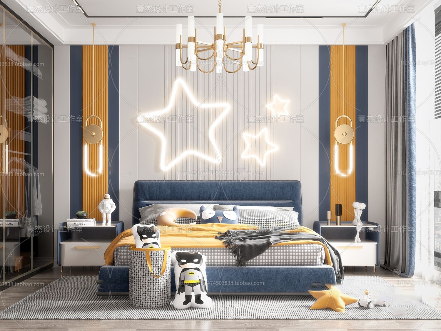 36 CHILD ROOM SET 3D MODELS VOL.07