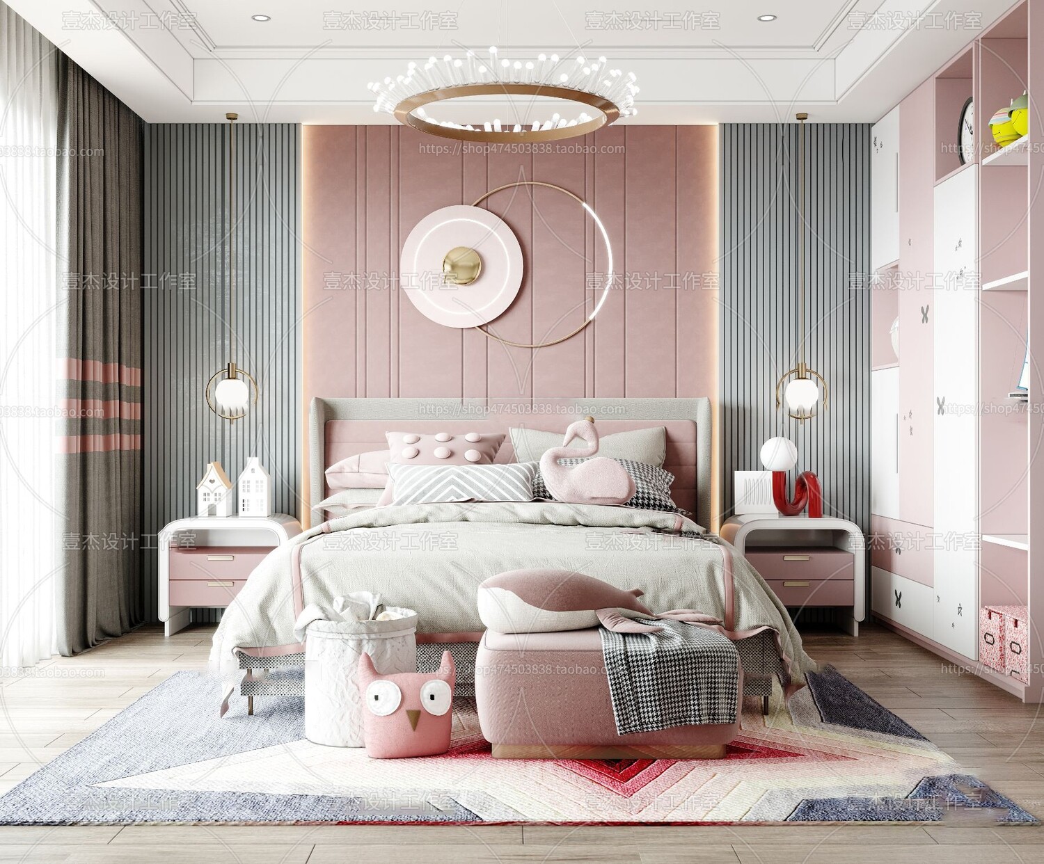36 CHILD ROOM SET 3D MODELS VOL.07