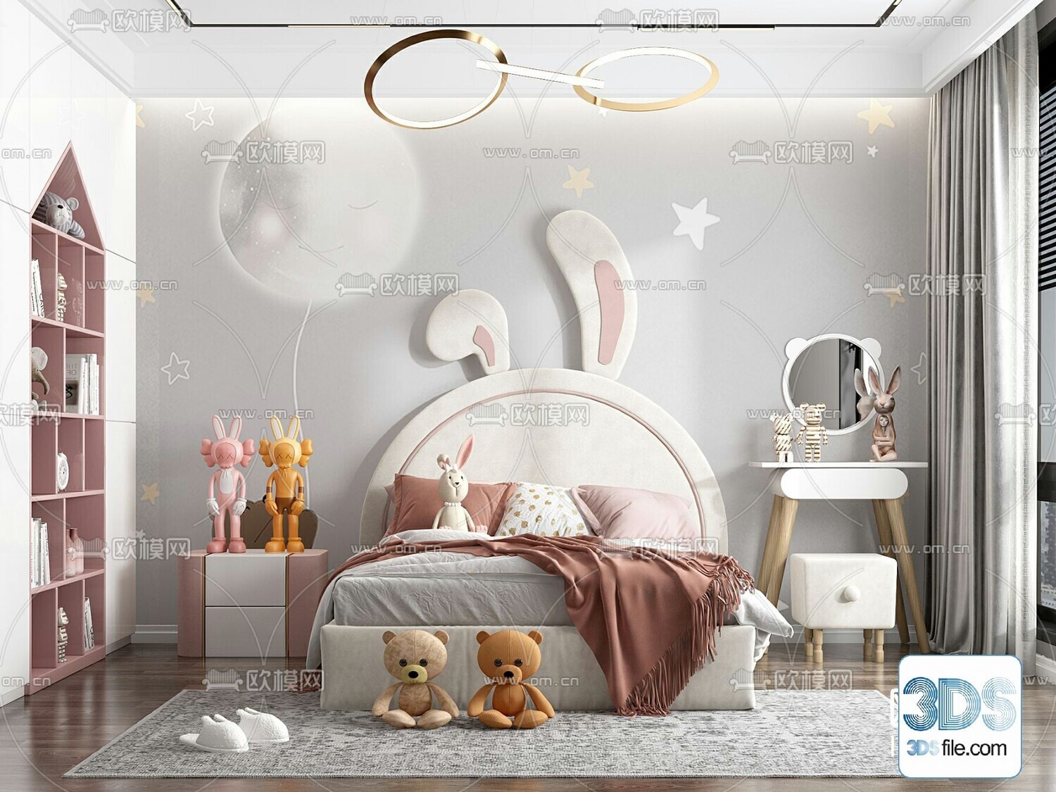 36 CHILD ROOM SET 3D MODELS VOL.07