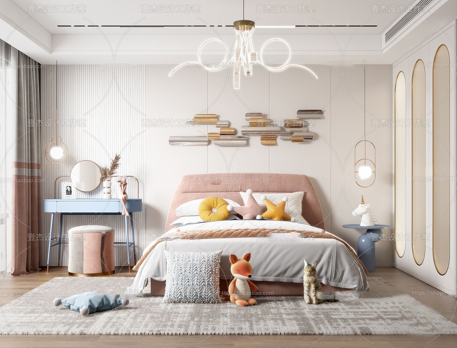 36 CHILD ROOM SET 3D MODELS VOL.07