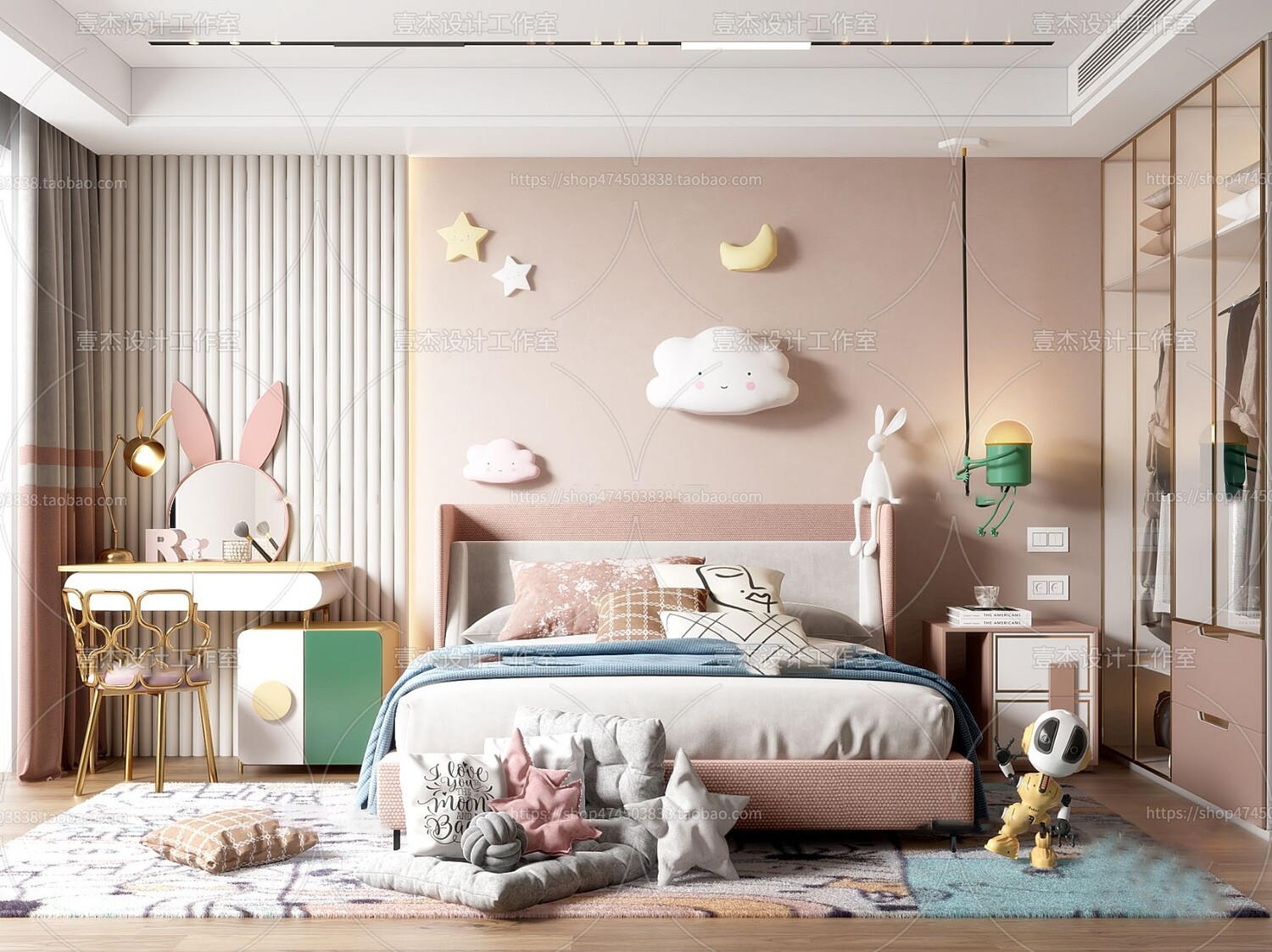 36 CHILD ROOM SET 3D MODELS VOL.07