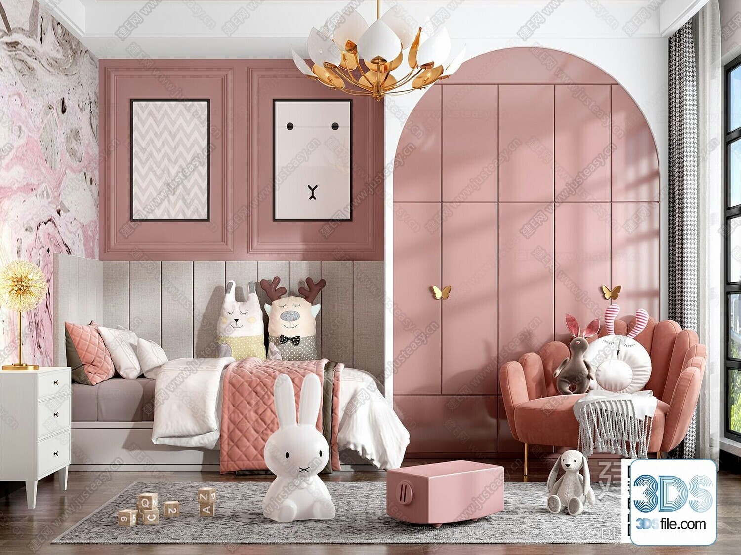 36 CHILD ROOM SET 3D MODELS VOL.07