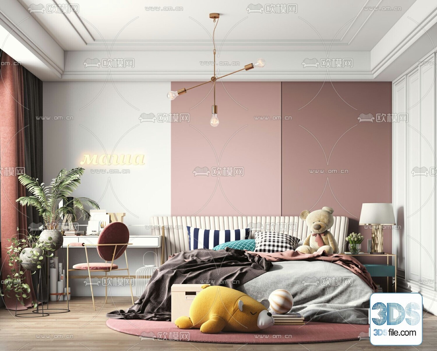 36 CHILD ROOM SET 3D MODELS VOL.07