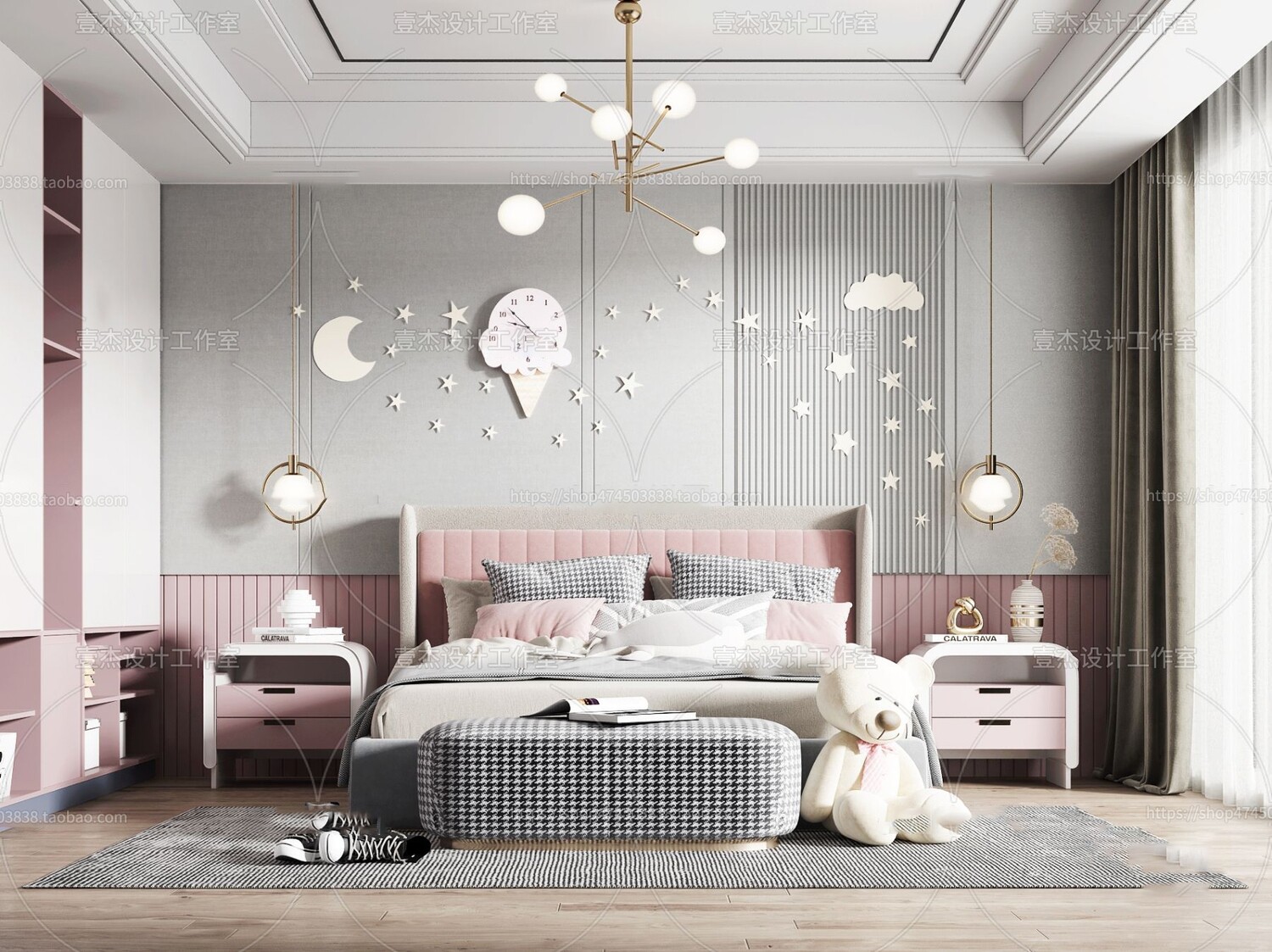 36 CHILD ROOM SET 3D MODELS VOL.07