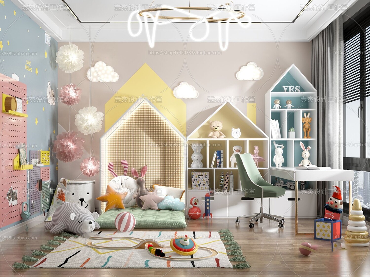 36 CHILD ROOM SET 3D MODELS VOL.07