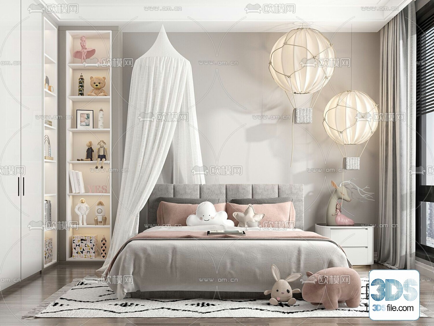 36 CHILD ROOM SET 3D MODELS VOL.07