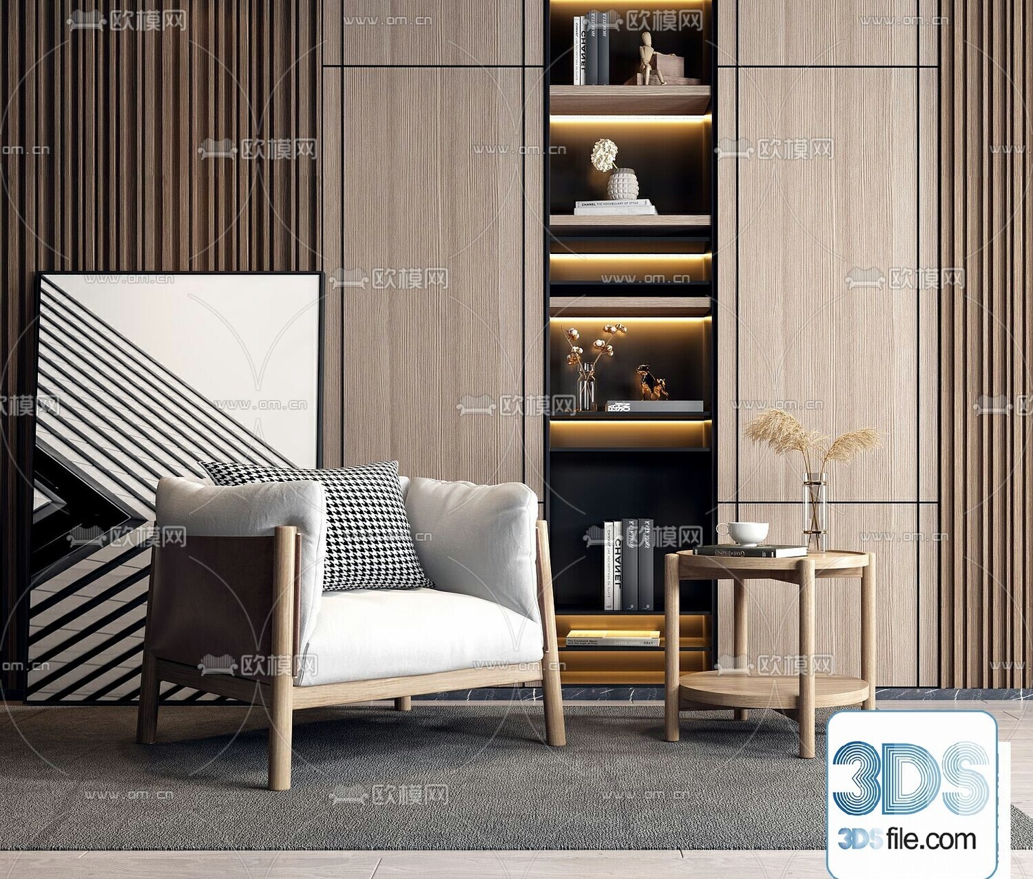 67 Armchair Sets 3d Models Vol10 - Vray