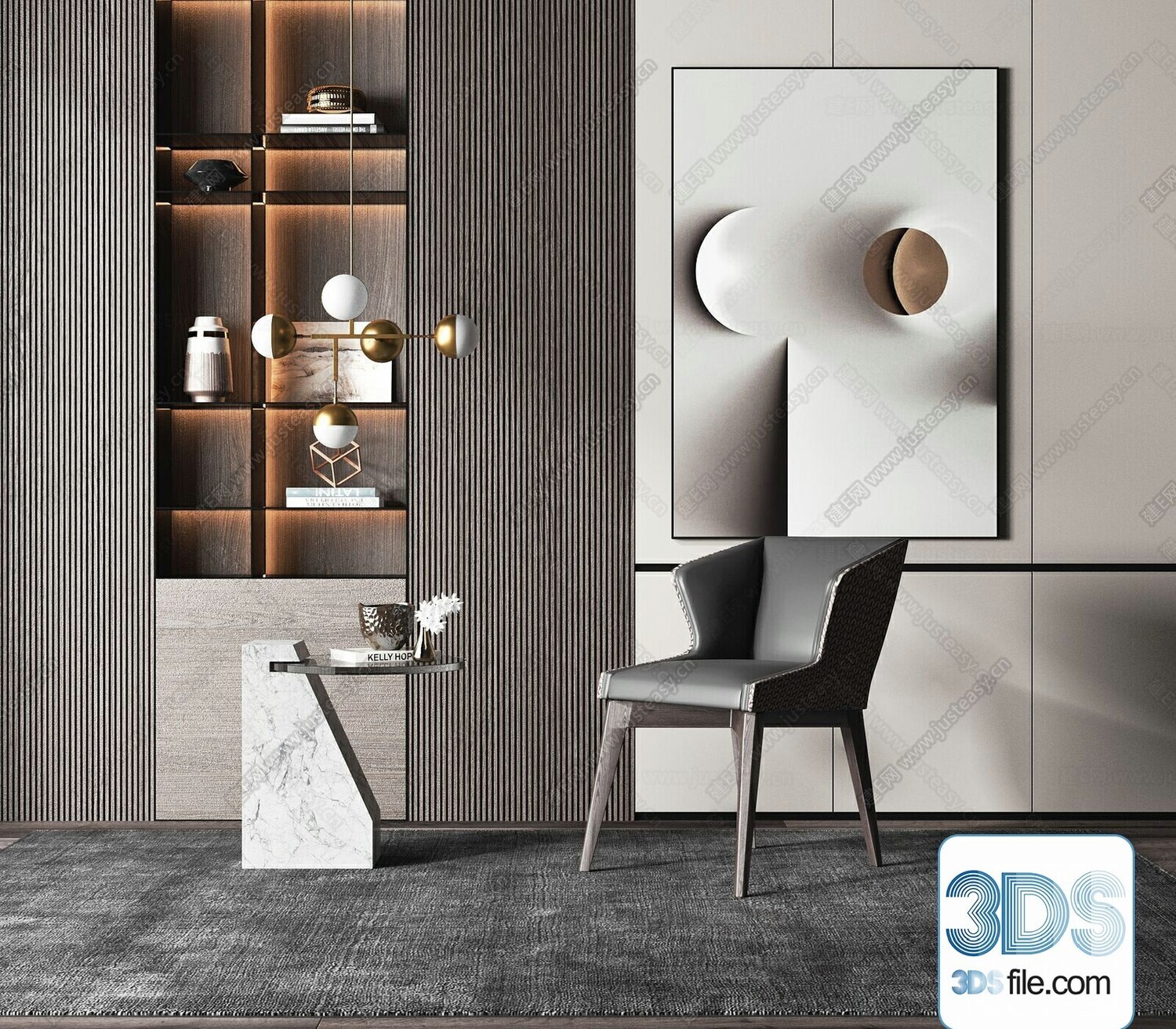67 Armchair Sets 3d Models Vol10 - Vray