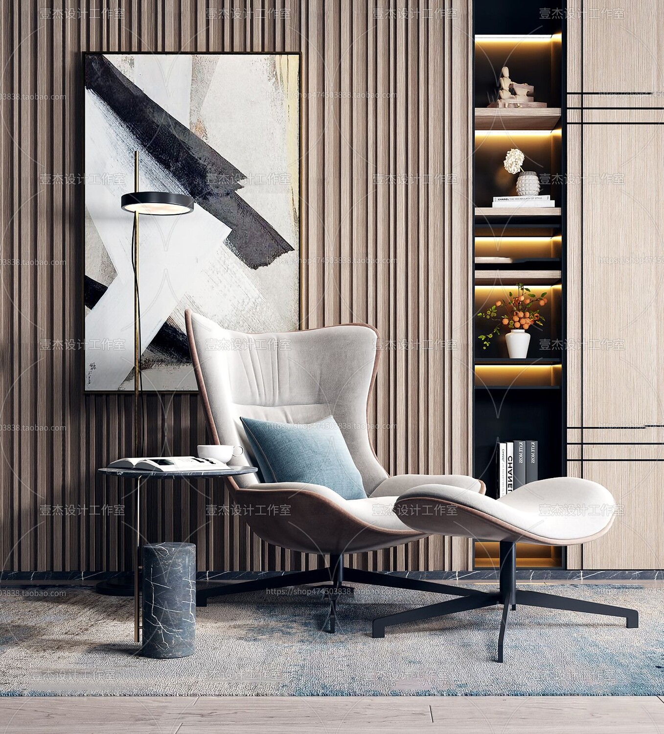 67 Armchair Sets 3d Models Vol10 - Vray