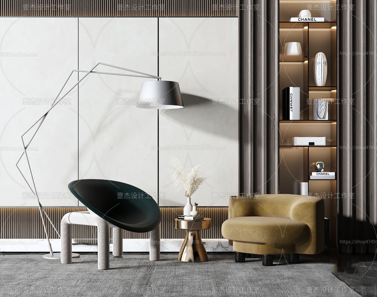 67 Armchair Sets 3d Models Vol10 - Vray