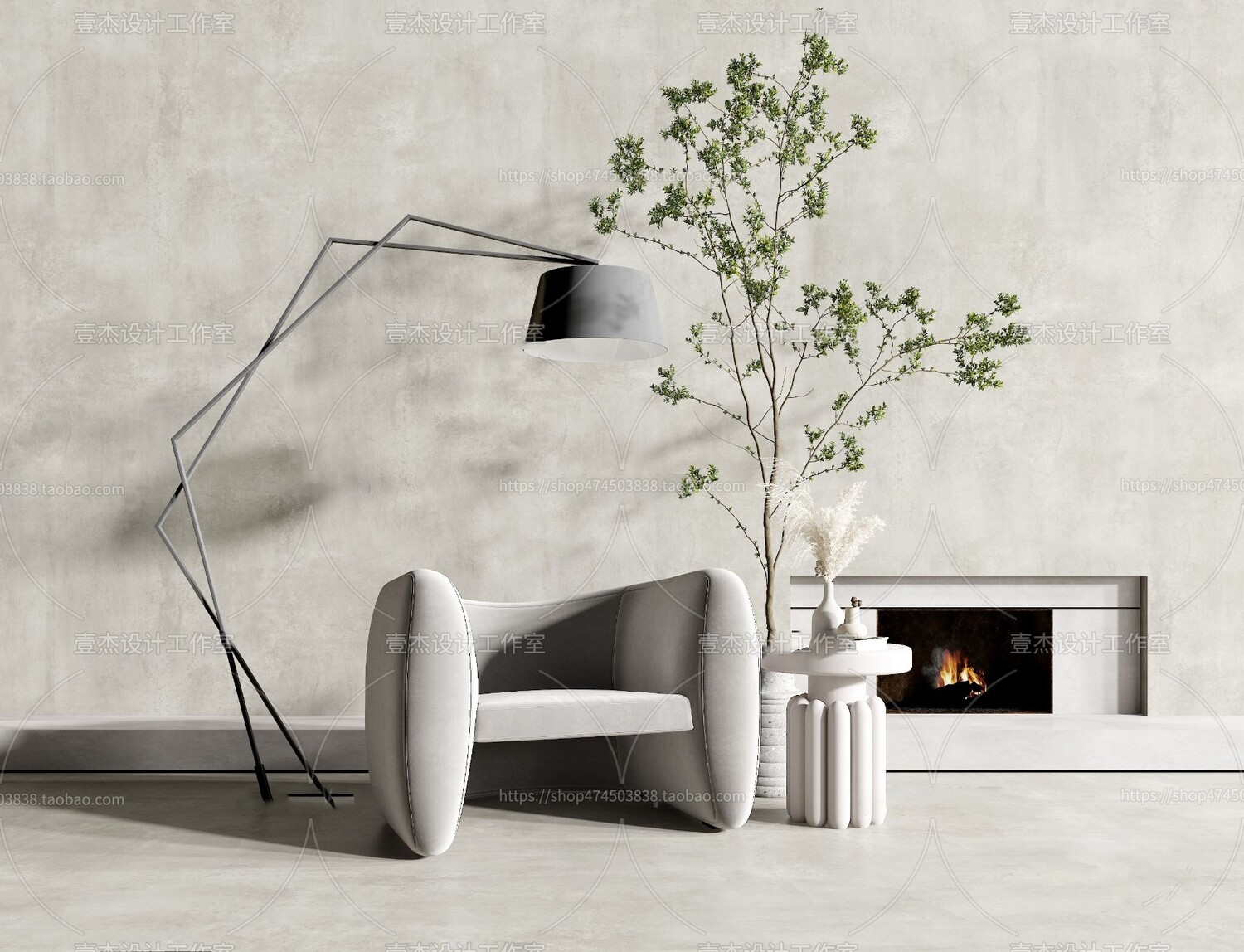 67 Armchair Sets 3d Models Vol10 - Vray