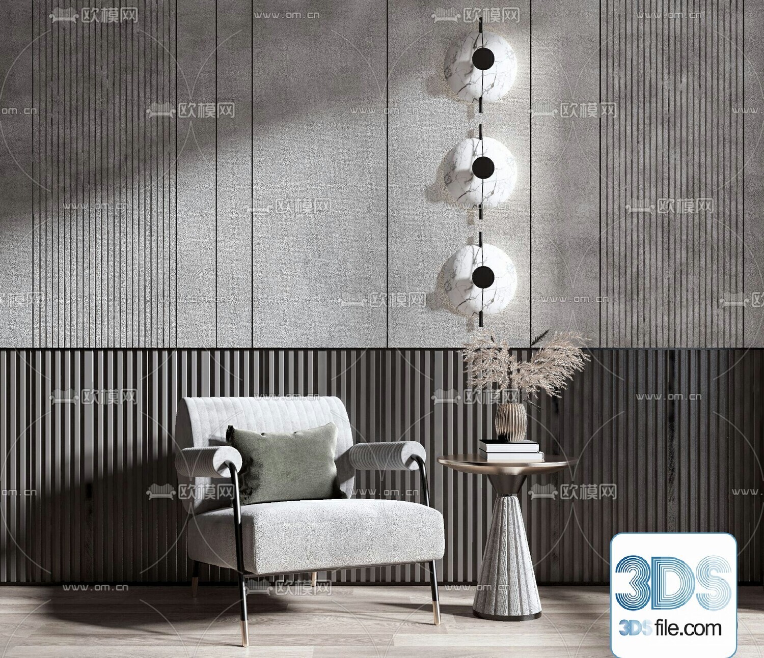 67 Armchair Sets 3d Models Vol10 - Vray