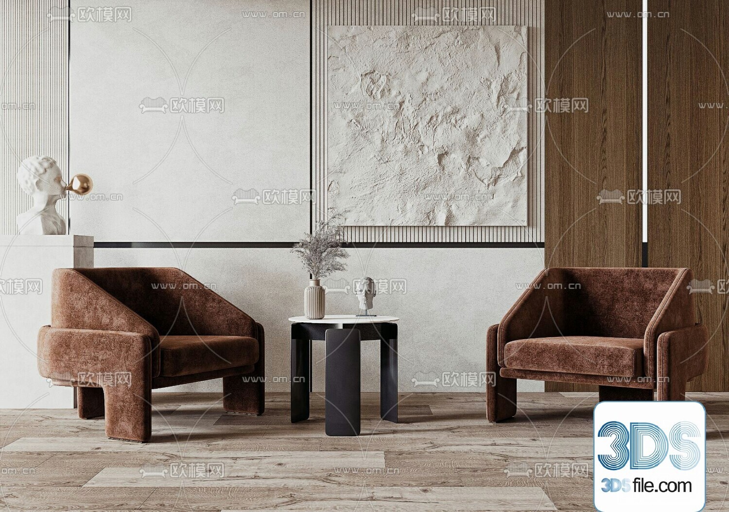 67 Armchair Sets 3d Models Vol10 - Vray