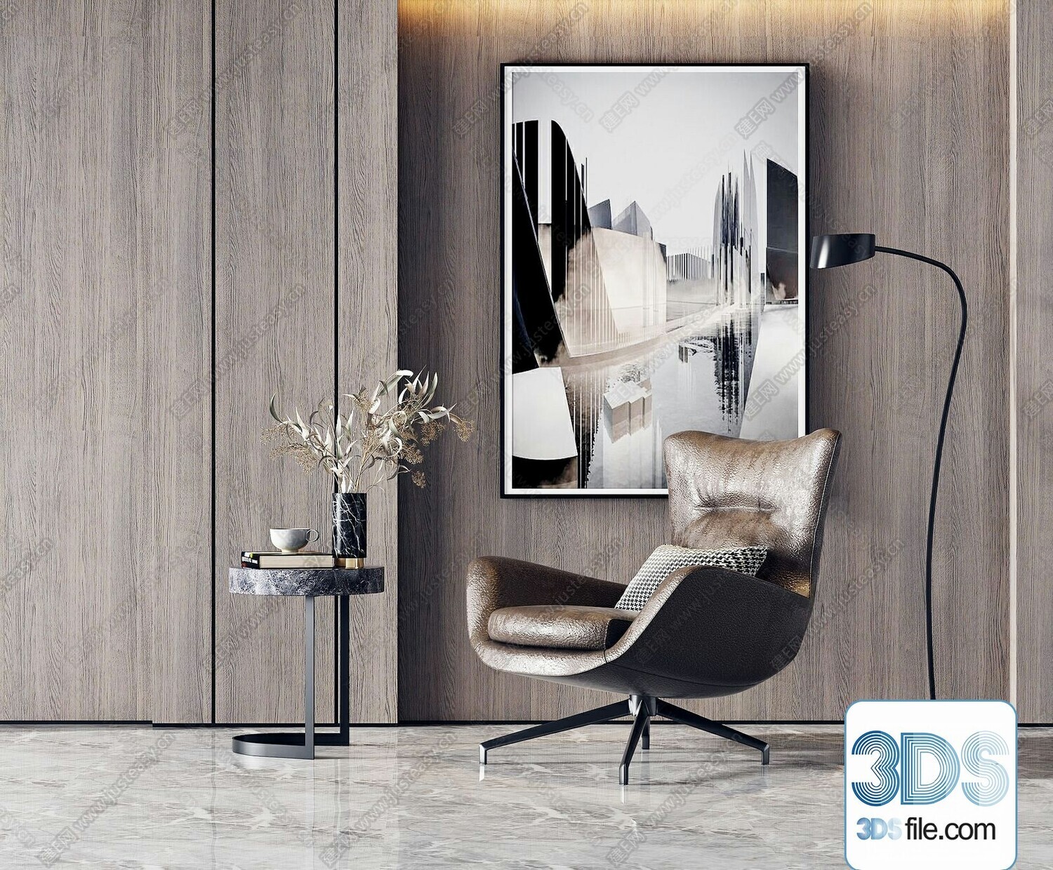 67 Armchair Sets 3d Models Vol10 - Vray
