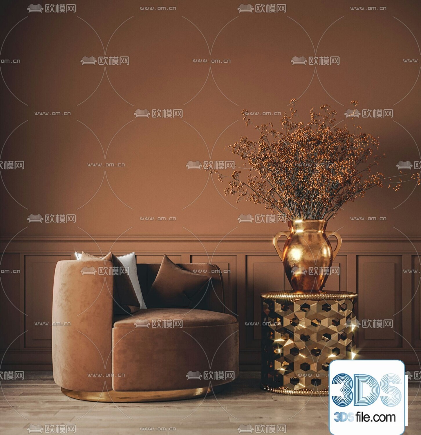 67 Armchair Sets 3d Models Vol10 - Vray