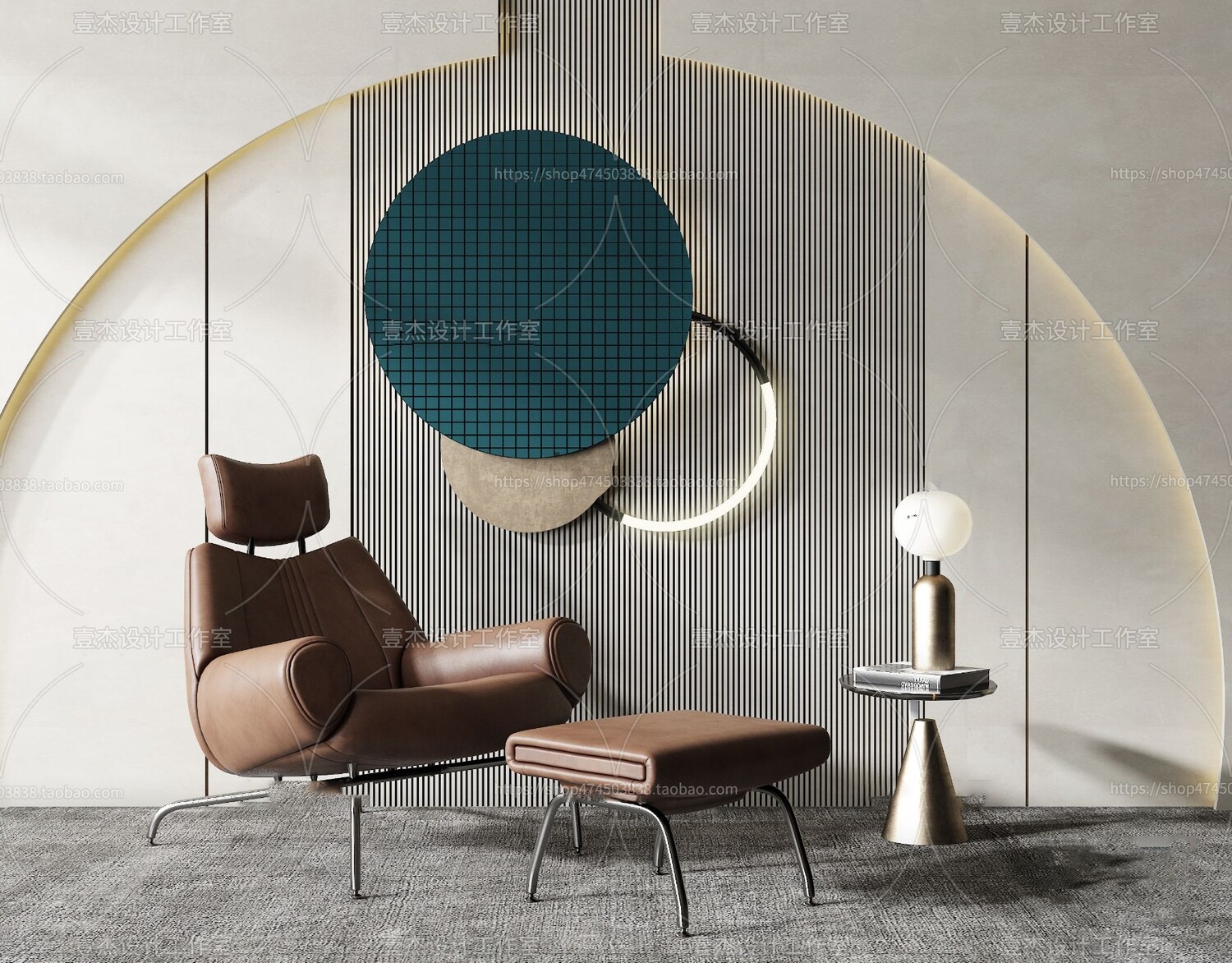 67 Armchair Sets 3d Models Vol10 - Vray