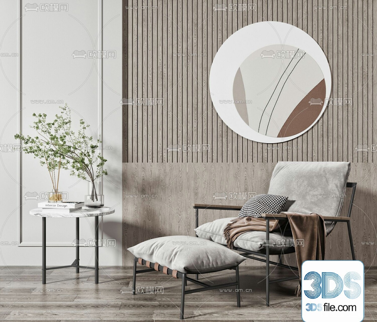 67 Armchair Sets 3d Models Vol10 - Vray