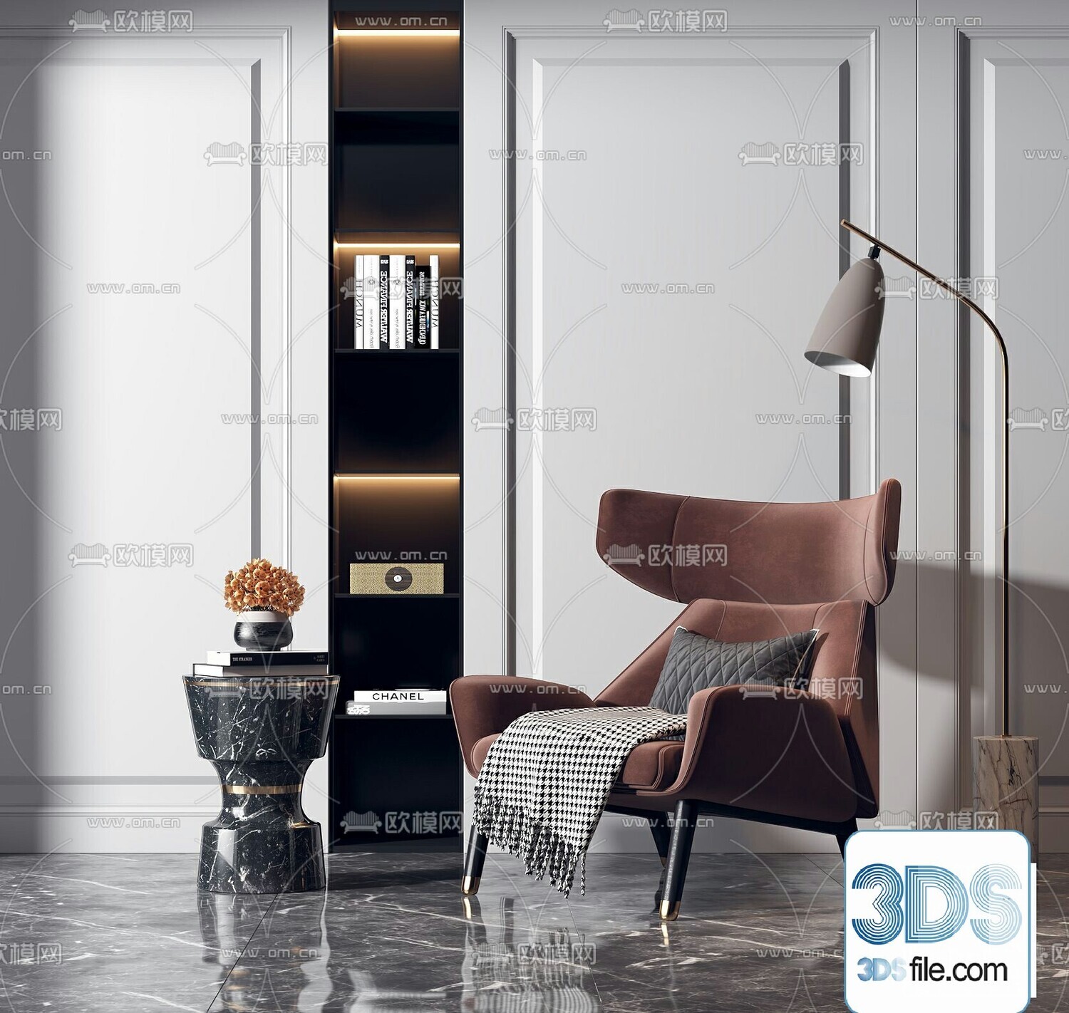 67 Armchair Sets 3d Models Vol10 - Vray