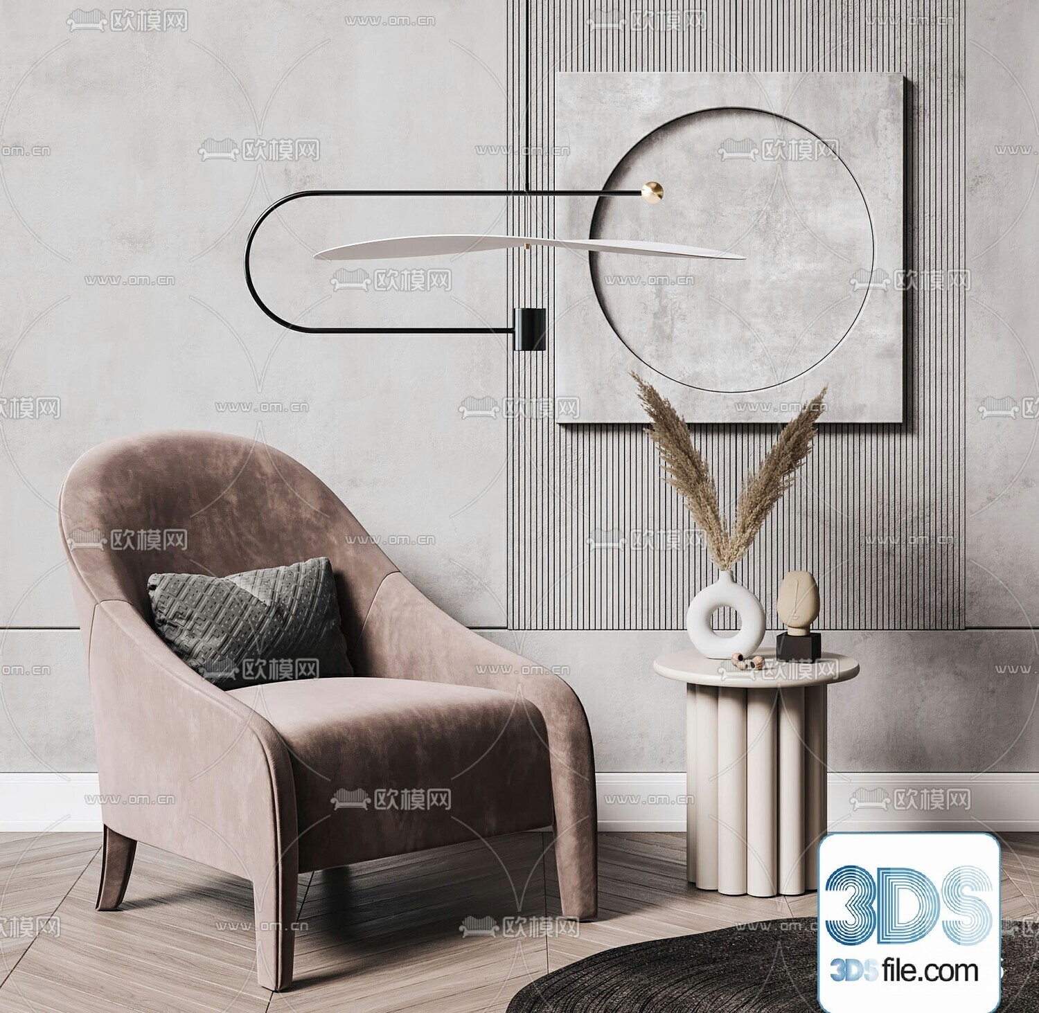 67 Armchair Sets 3d Models Vol10 - Vray