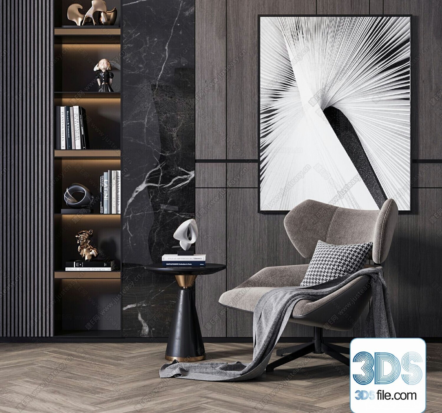 67 Armchair Sets 3d Models Vol10 - Vray