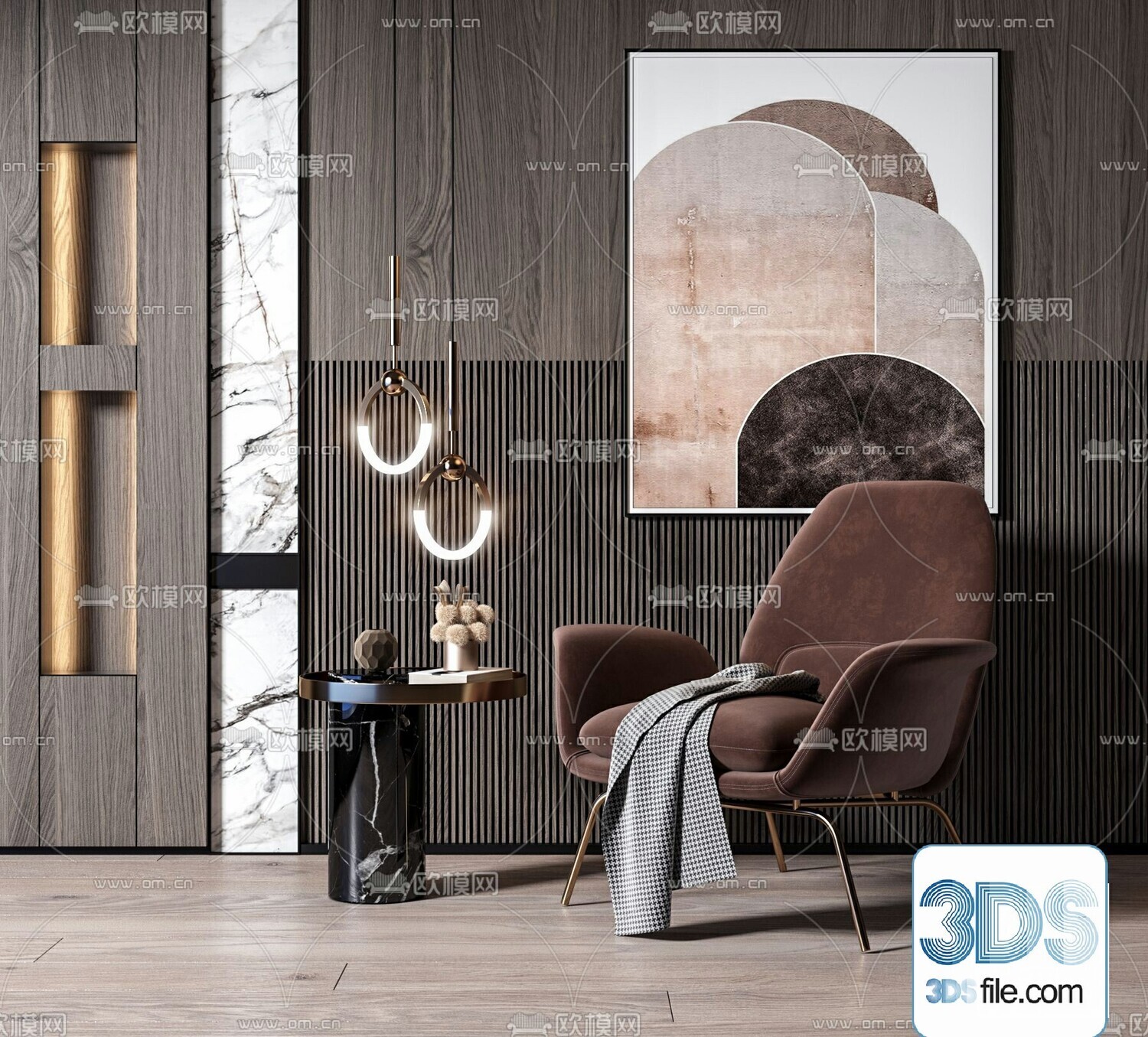 67 Armchair Sets 3d Models Vol10 - Vray