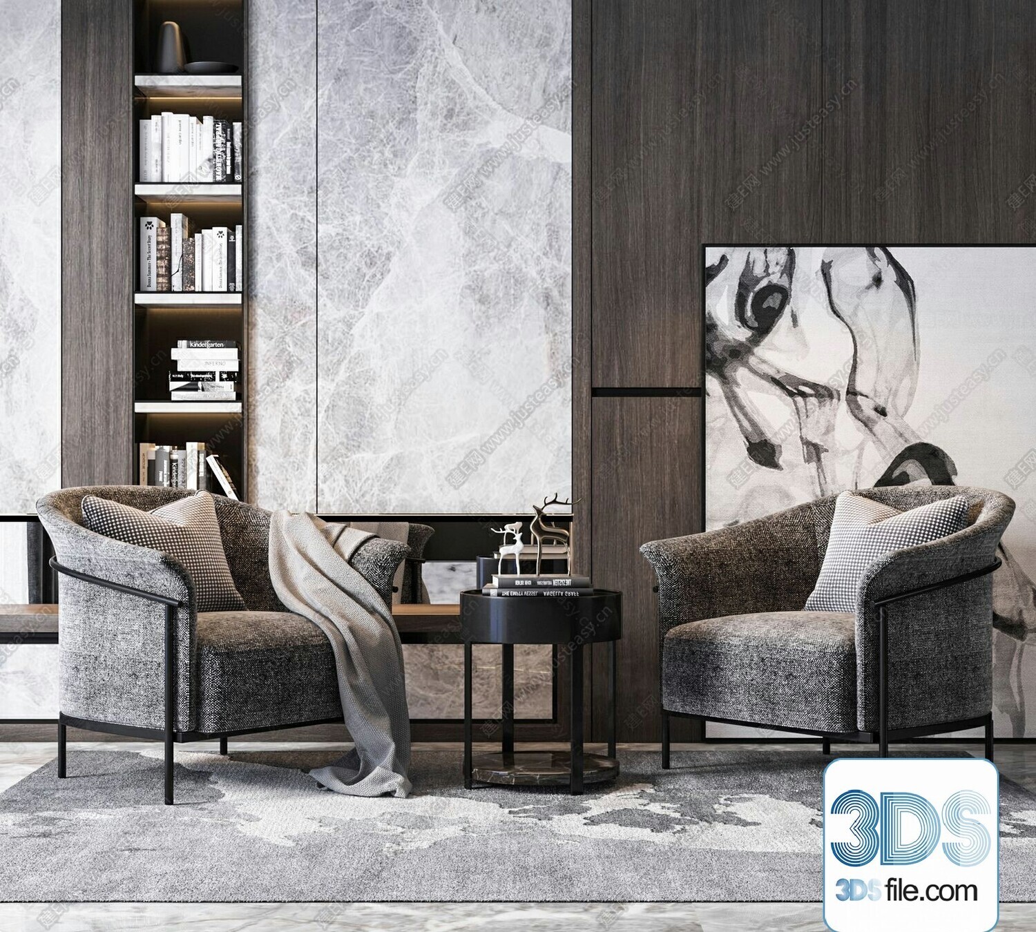 67 Armchair Sets 3d Models Vol10 - Vray