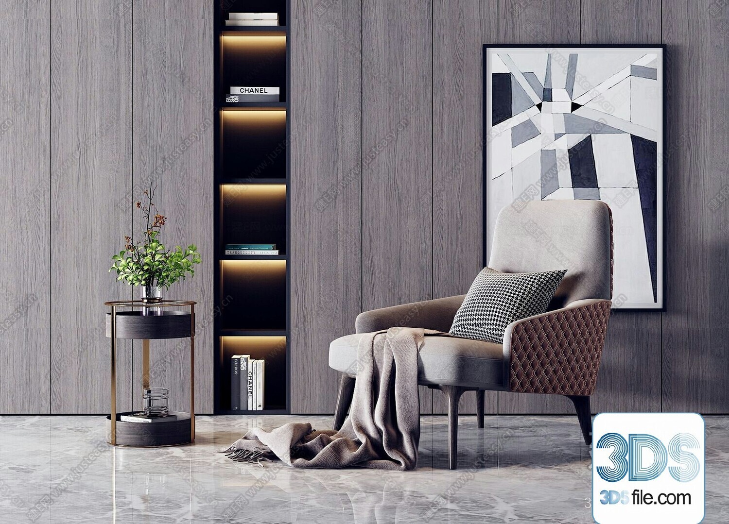 67 Armchair Sets 3d Models Vol10 - Vray