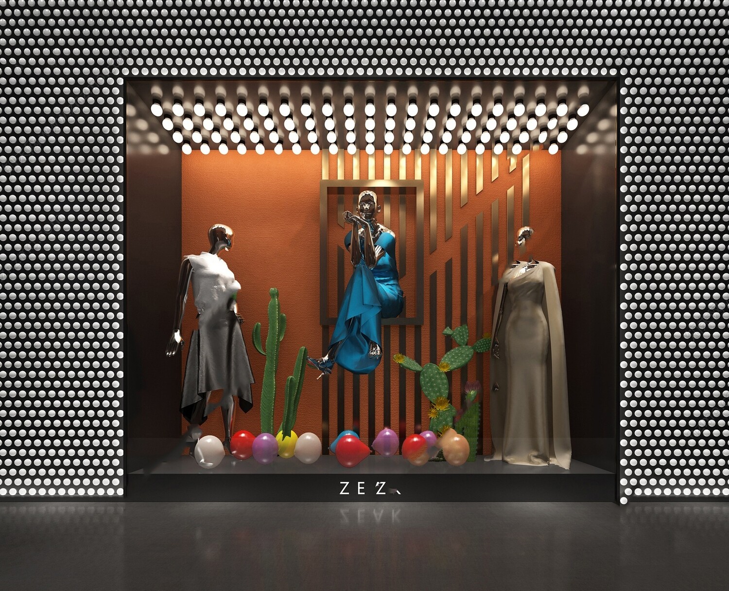 58 Shop Window Design 3d Models Vol.01