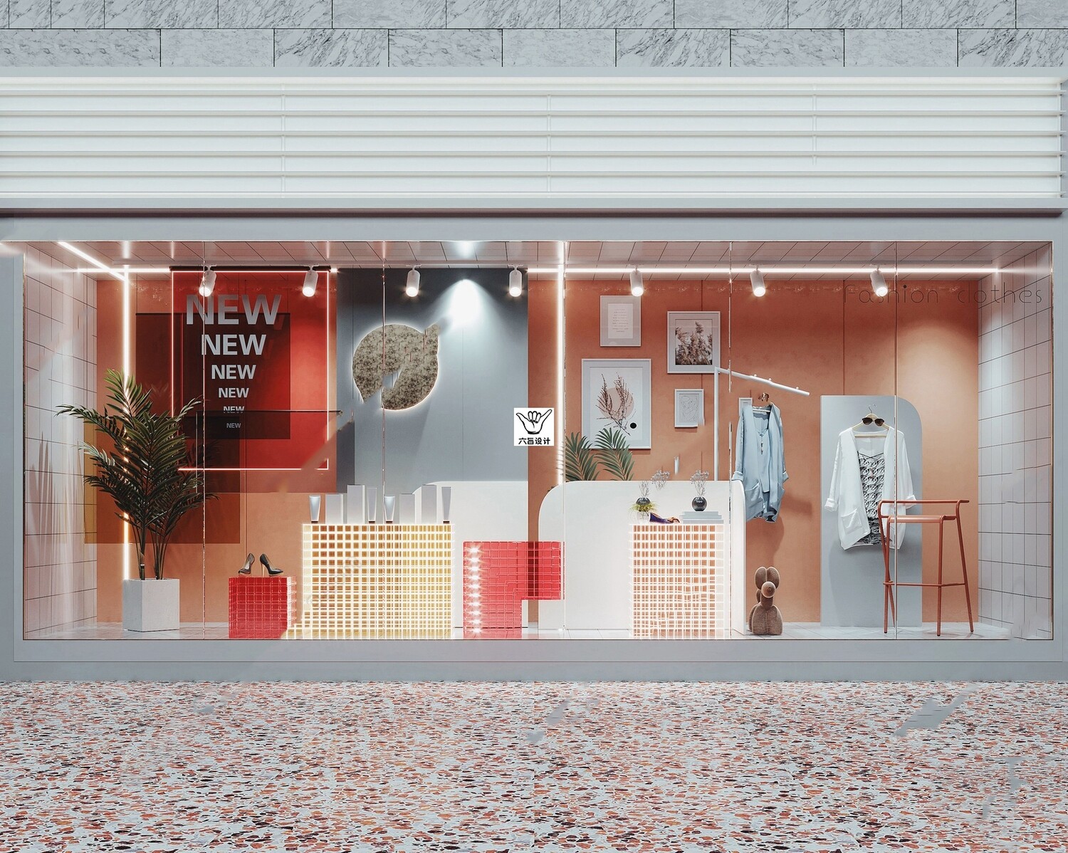 58 Shop Window Design 3d Models Vol.01